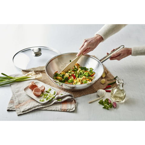 Demeyere Apollo 7 Wok met glazen deksel 30cm
