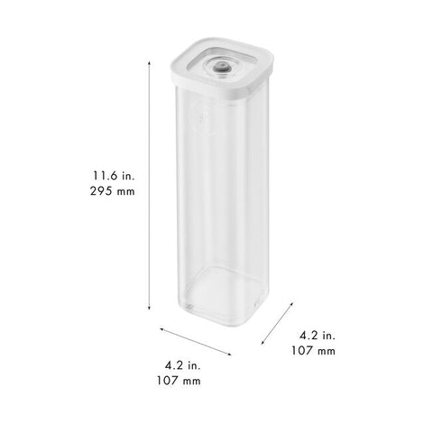 ZWILLING Fresh & Save CUBE CUBE-doos 4S / 11 cm, transparant-wit
