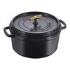 Cocotte Buster+Punch  Rond, Zwart
