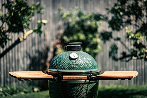 Big Green Egg 2 Wooden Egg Mates L korte stroken Acacia