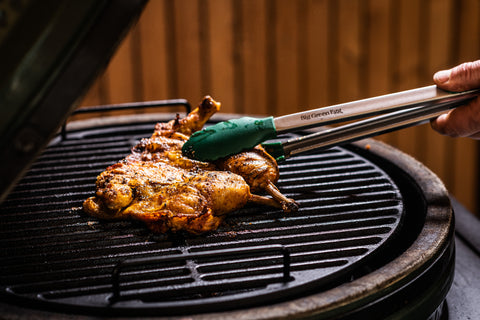 Big Green Egg Sillicone Tipped Tongs