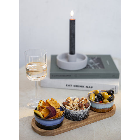 JENS Living Serveerplank Met Schaaltjes