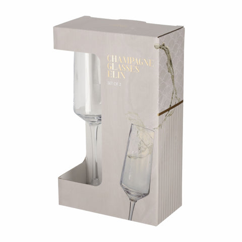 Jens Living Champagneglazen Elin set van 2