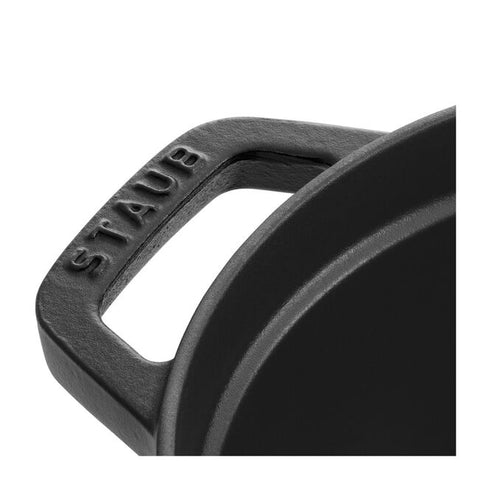 Staub gietijzeren stoofpot Ovaal 31 cm - Zwart