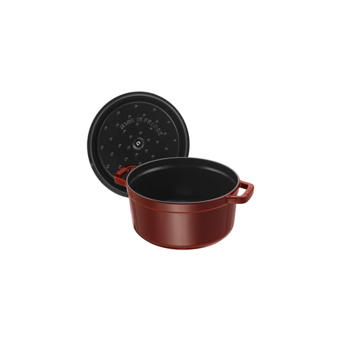 Staub Gietijzeren Stoofpot Rond-Grenadine