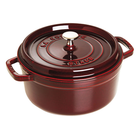 Staub Gietijzeren Stoofpot Rond-Grenadine