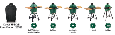 Big Green Egg Cover InEGGrated Nest M, S, Portable Nest MX