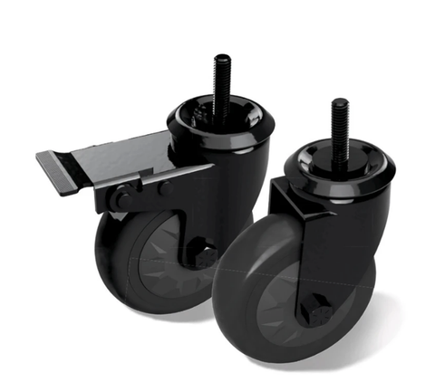Big Green Egg Caster kit i met, 1 zonder lock