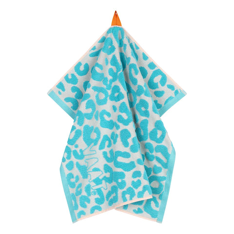 Cadeauset I love leopard turquoise / orange