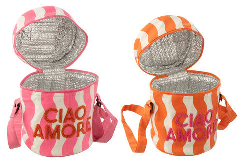 J-Line Koeltas Ciao Amore Roze/Oranje