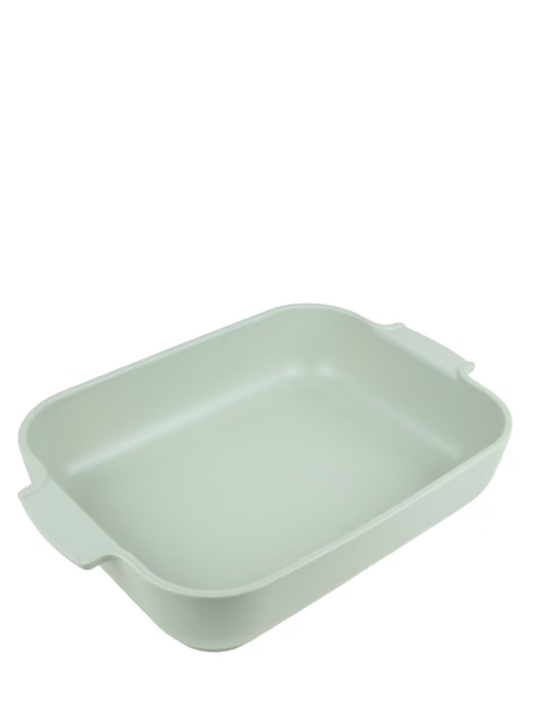 Peugeot Keramische Ovenschaal - rechthoekig -Saliegroen