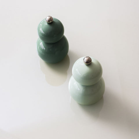 Ona Peper/zoutmolen H12cm groen Betty - set/2