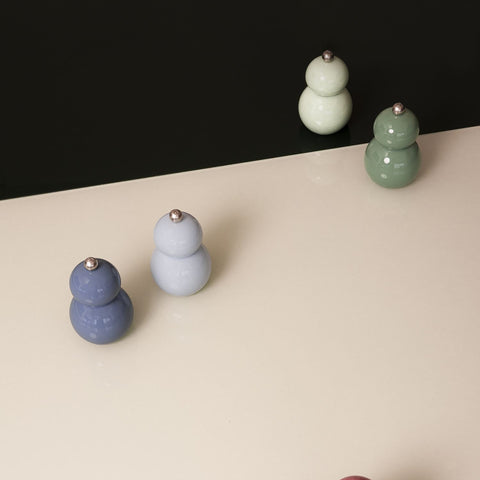 Ona Peper/zoutmolen H12cm groen Betty - set/2