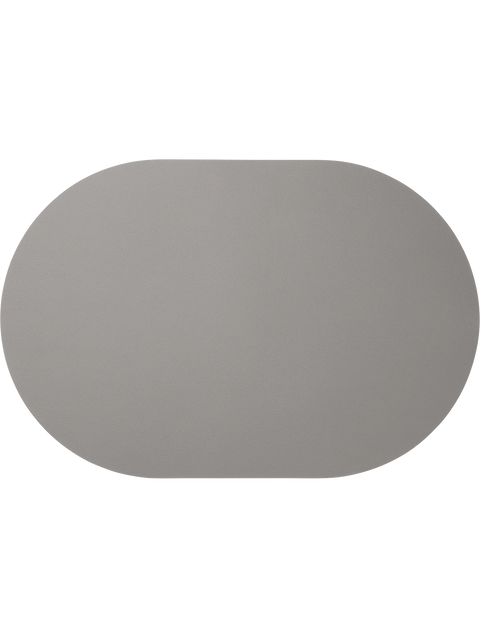 ASA Placemat Ovaal Leather Optic Fine Cement 5+1 GRATIS