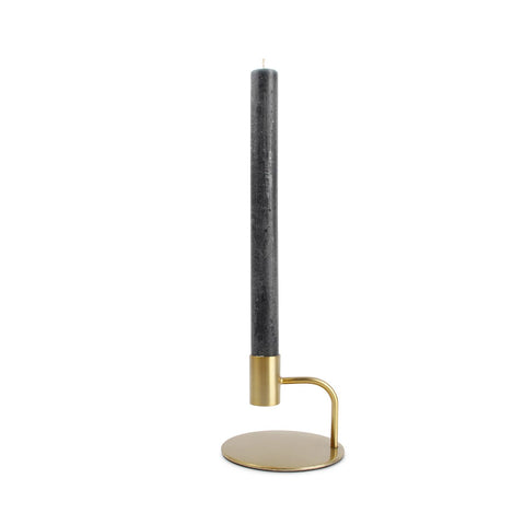 SP Kandelaar 10xH8cm metaal goud Pillar