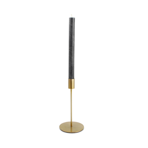 SP Kandelaar 10xH20cm metaal goud Pillar