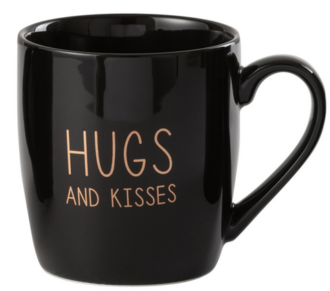 J-Line Tas Liefde Keramiek Zwart