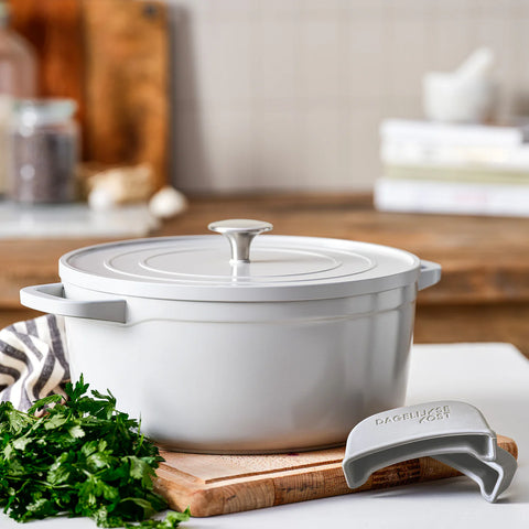 Dagelijkse Kost stoofpot met deksel 26cm Truffelgrijs