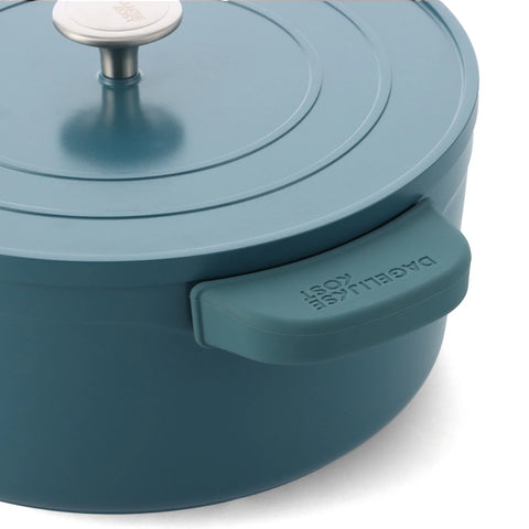 Dagelijkse Kost stoofpot met deksel 26cm Blauwgroen
