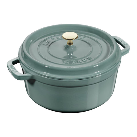 Staub gietijzeren stoofpot Eucalyptus-rond