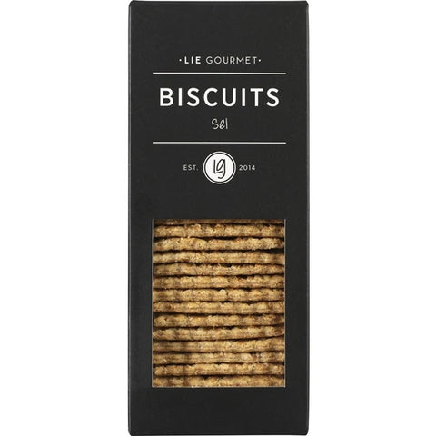 Crackers with rye and flake salt (175 g)