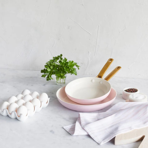 Padova Reserve Blush Pink 2-delige pannenset