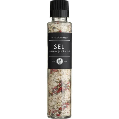 Grinder - salt, rosemary, paprika, chili (230 g)