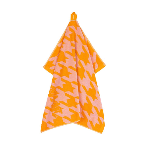 Cadeauset I love pied-de-poule - roze/oranje