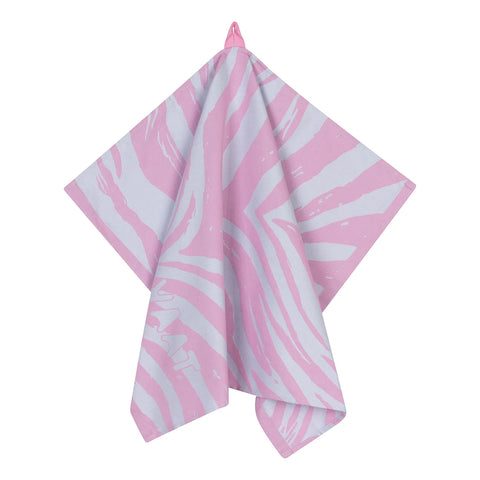 Cadeauset I love zebra - fuchsia / pastelblauw