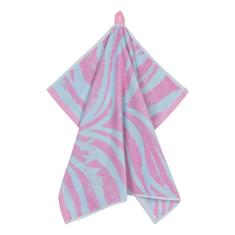 Cadeauset I love zebra - fuchsia / pastelblauw