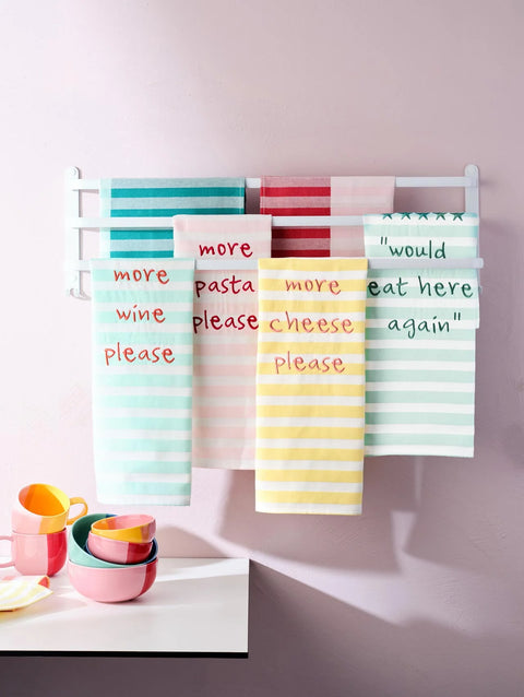 ASA Keukenhanddoek 'more pasta please'
