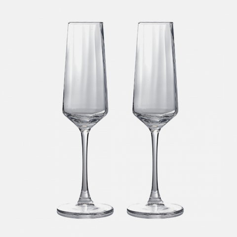 Jens Living Champagneglazen Elin set van 2