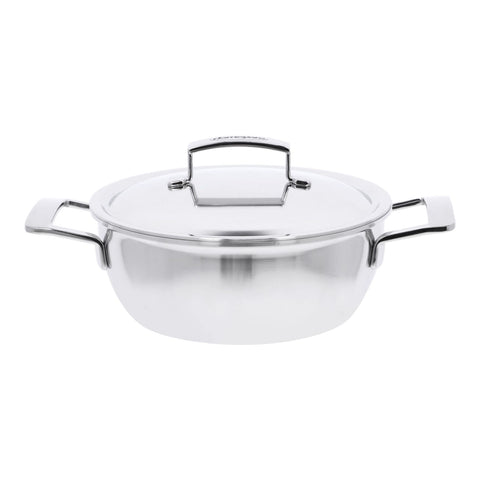 Demeyere Silver 7 conische sudderpot met deksel