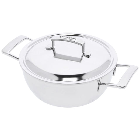 Demeyere Silver 7 conische sudderpot met deksel