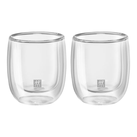 Zwilling Sorrento dubbelwandig espresso glazenset 80 ml