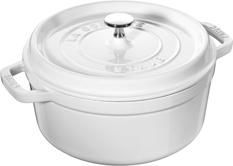 BLACK FRIDAY Staub gietijzeren stoofpot Wit