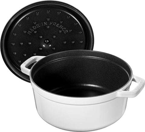 BLACK FRIDAY Staub gietijzeren stoofpot Wit