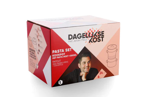 Dagelijkse kost soeppot met pasta-inzet