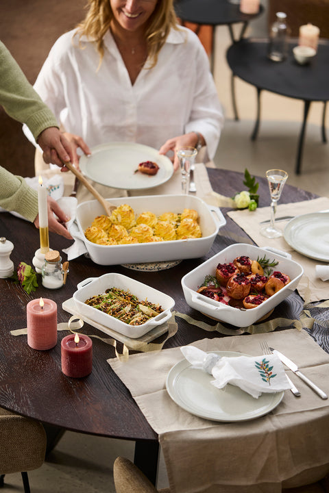 BLACK FRIDAY Staub set ovenschalen 3stuks wit