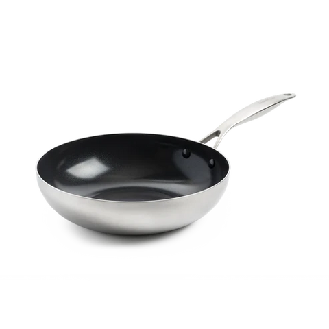 Greenpan Geneva wok antikleeflaag 28cm