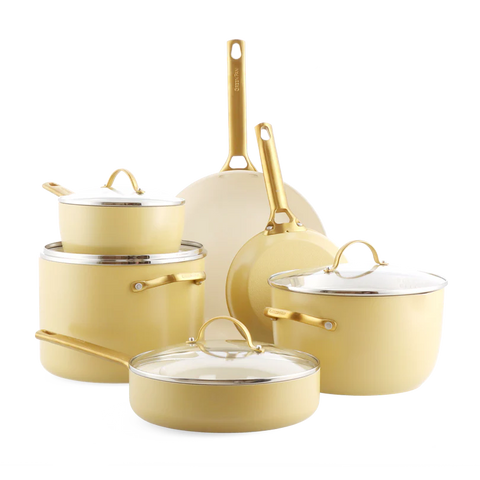 Padova Reserve Sunshine Yellow 10-delige pannenset