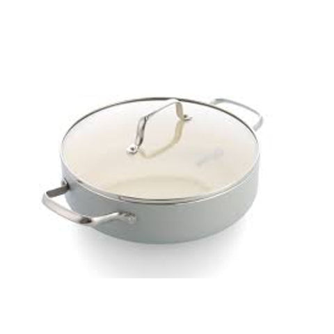 BLACKFRIDAY Dagelijkse kost Proline Stoofpan met glazen deksel en stoominzet 26cm