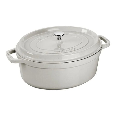 Staub gietijzeren stoofpot White Truffle-rond